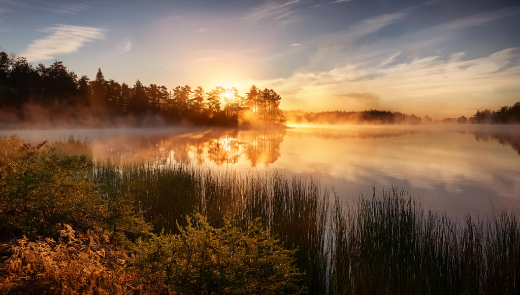 Zonsopkomst meer - balans en focus coaching